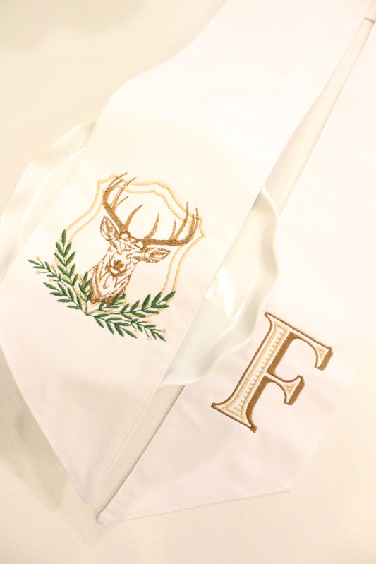 Deer Wreath Sash