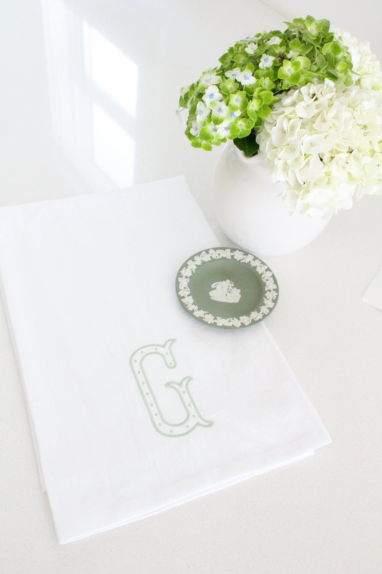 White Tea Towel