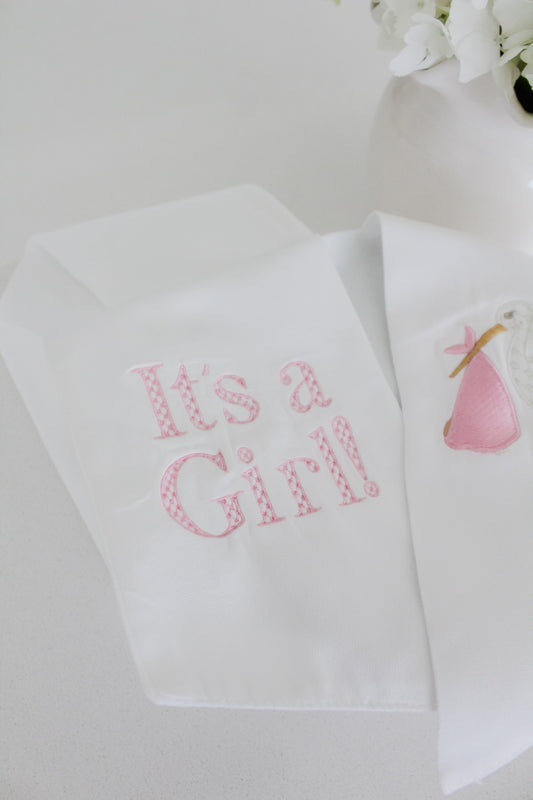 "It's a Girl!' Wreath Sash