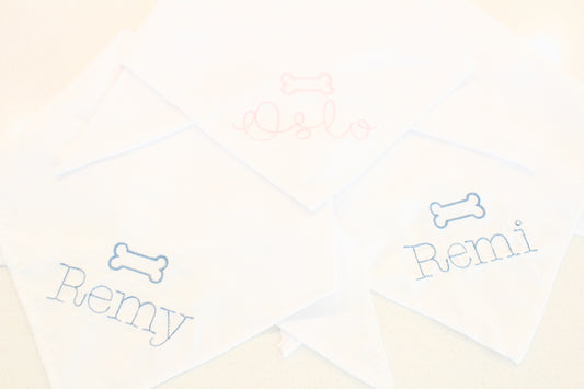 White Dog Bandana