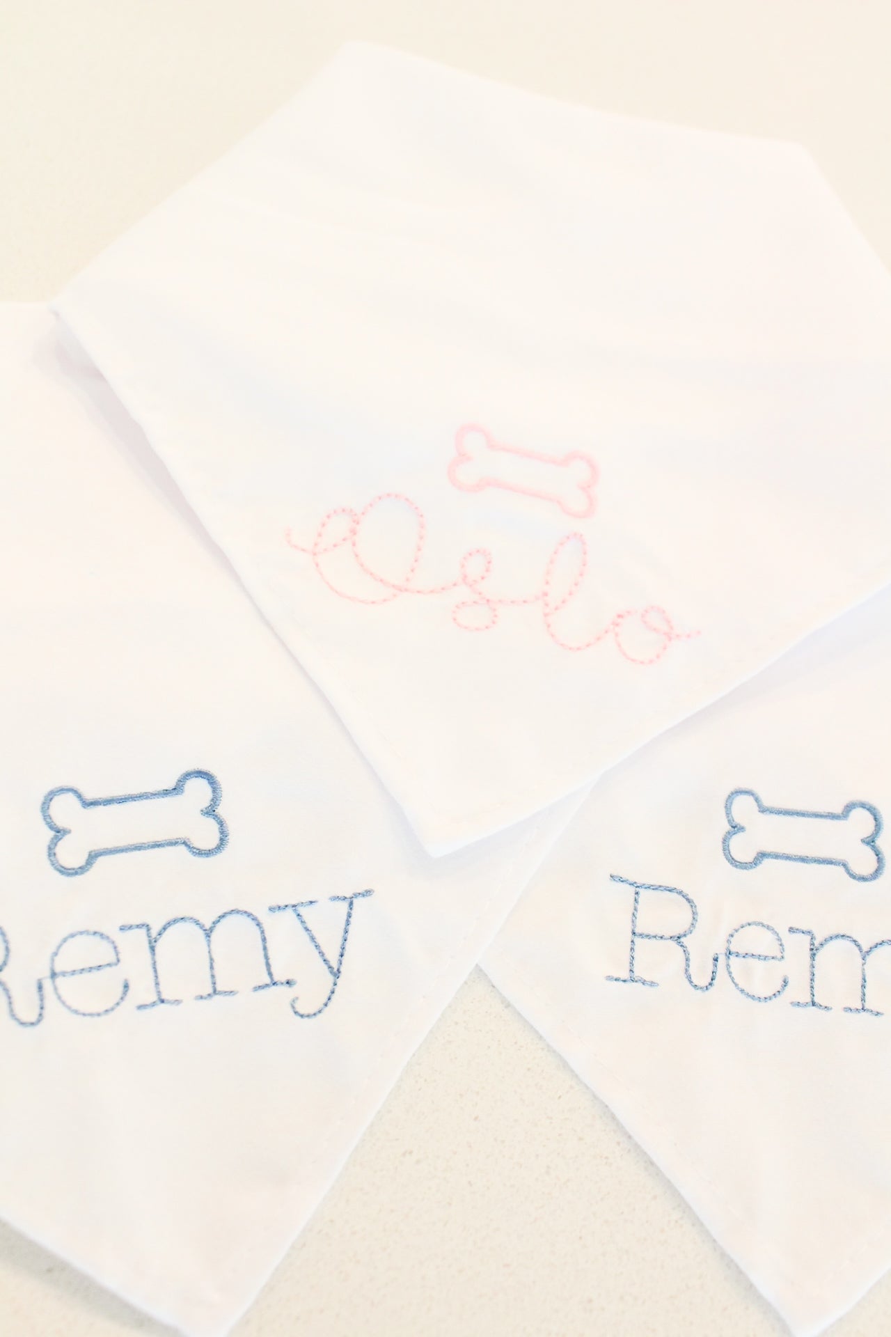 White Dog Bandana