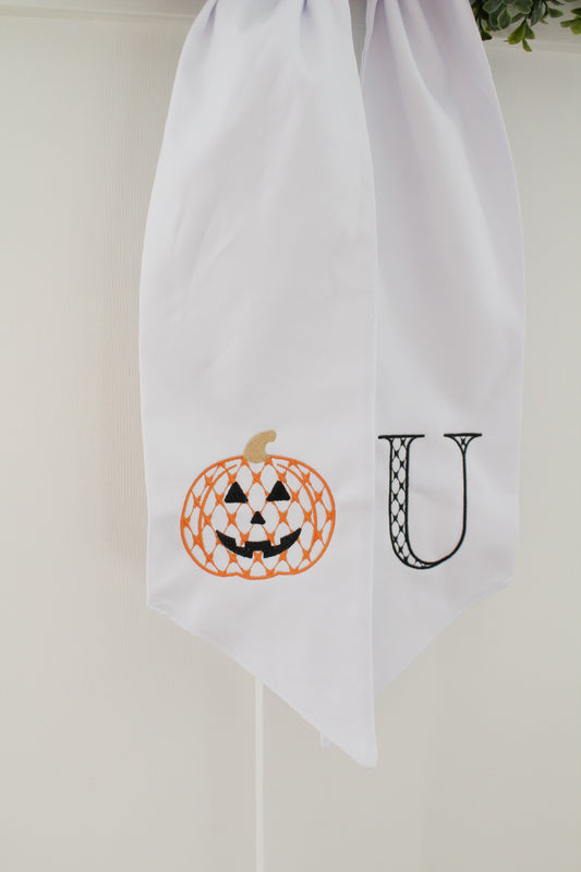 Halloween Wreath Sash