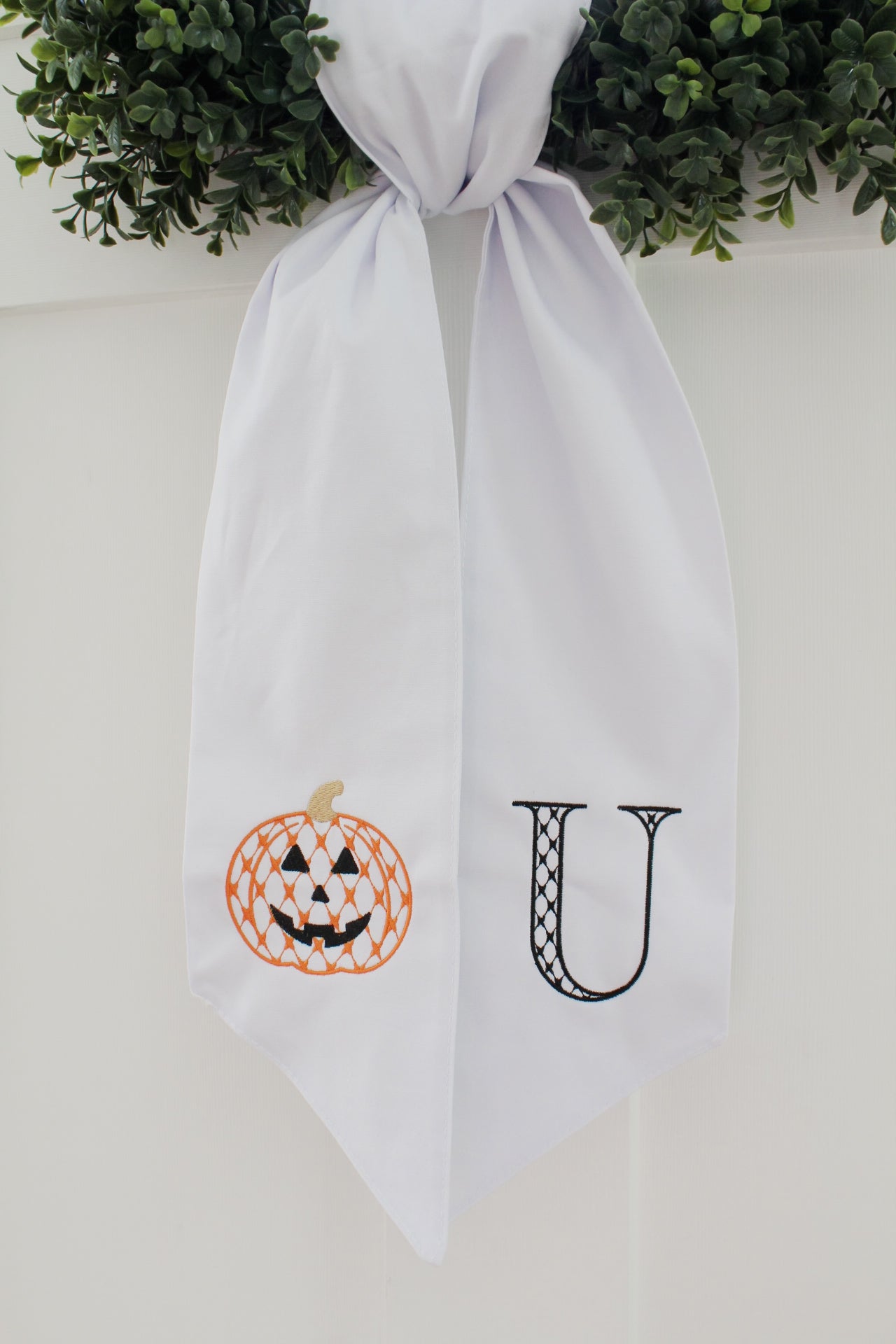 Halloween Wreath Sash