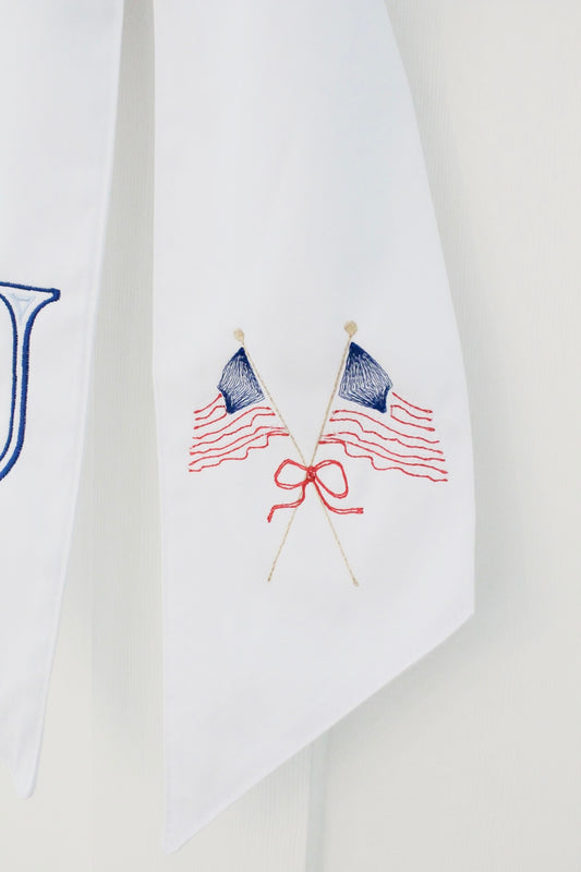 Flag Wreath Sash