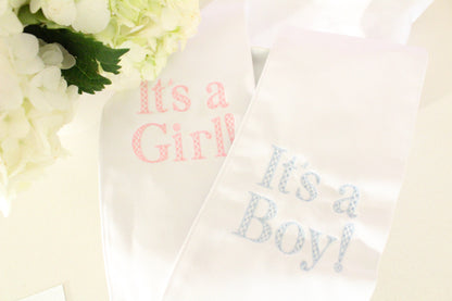 "It's a Boy!" Wreath Sash