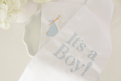 "It's a Boy!" Wreath Sash