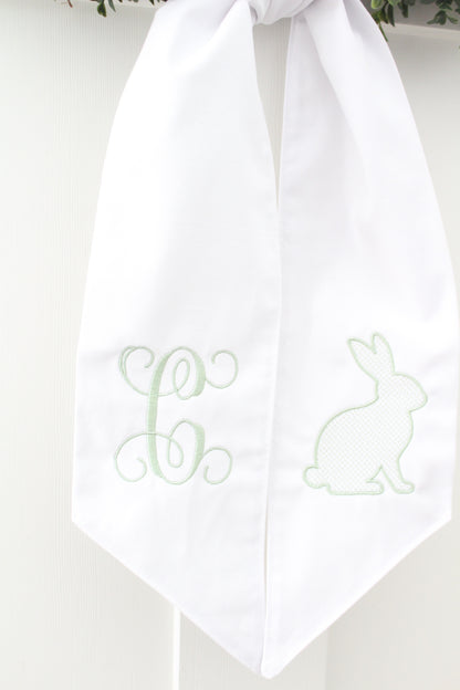 Easter Bunny Wreath Sash