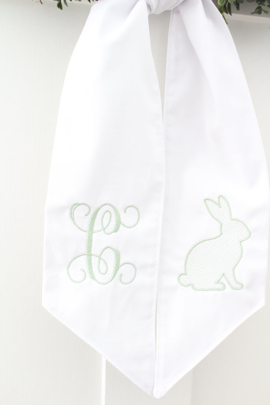 Easter Bunny Wreath Sash
