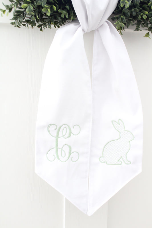 Easter Bunny Wreath Sash
