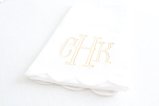 Scallop Tea Towel
