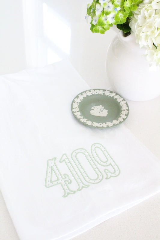 White Tea Towel