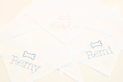 White Dog Bandana